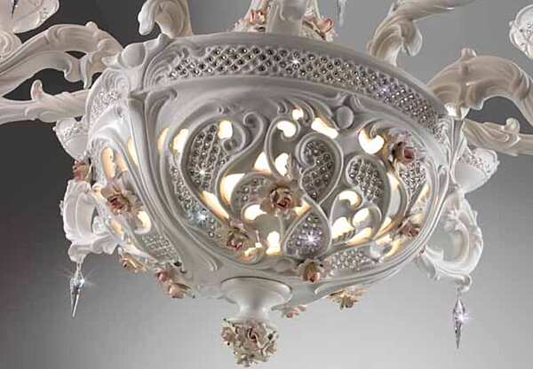 Люстра LORENZON LL.10/1/BS/SW/5-5FCreazioni Luminose фабрика LORENZON (F.LLI LORENZON) из Италии. Фото №2