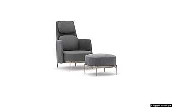 Кресло MINOTTI Tape  фабрика Minotti из Италии