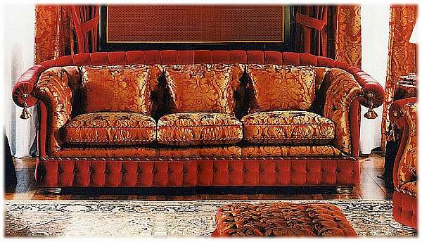 Классический итальянский диван ZANABONI Ottoman 2 фабрика ZANABONI из Италии. Фото №1