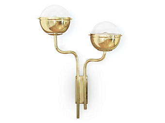 Бра из латуни с уникальным дизайном BRABBU Niku фабрика BRABBU из Италии