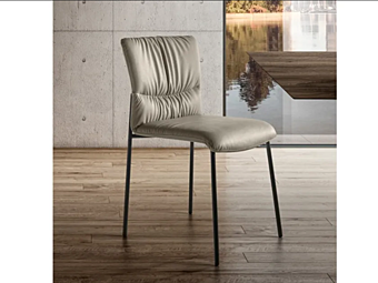 Стул с обивкой из кожи LAGO Woop Стул с обивкой из кожи LAGO Woop фабрика LAGO из Италии