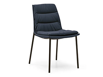 Стул с обивкой из кожи Eforma  Lady фабрика Eforma из Италии