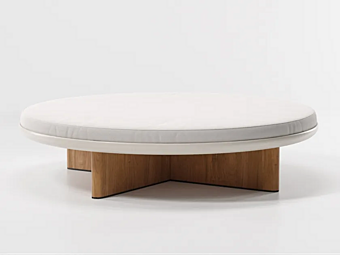 Круглый садовый пуф из ткани KETTAL CALA KS2700900 Круглый садовый пуф из ткани KETTAL CALA KS2700900 фабрика KETTAL из Италии