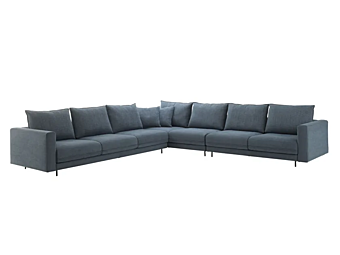 Угловой диван из ткани LIGNE ROSET ENKI 10003124/25/30 фабрика LIGNE ROSET из Италии