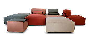 Пуф DOMINGO SALOTTI Crosby фабрика DOMINGO SALOTTI из Италии