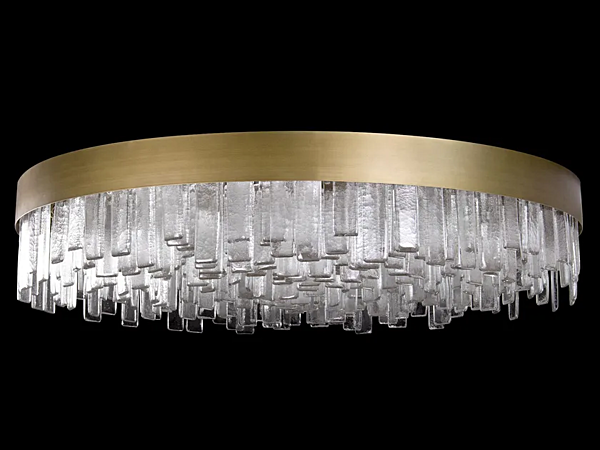 LED потолочная лампа из стекла COSMOPOLITAN MULTIFORME PL7505-130x30-C фабрика MULTIFORME из Италии. Фото №1