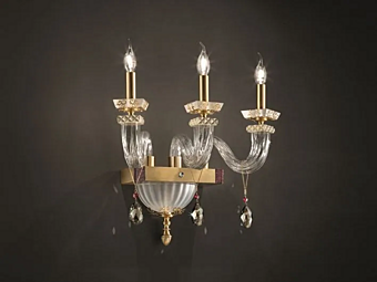 Настенный светильник с кристаллами Сваровски Euroluce Lampadari Museum A3 фабрика EUROLUCE LAMPADARi из Италии