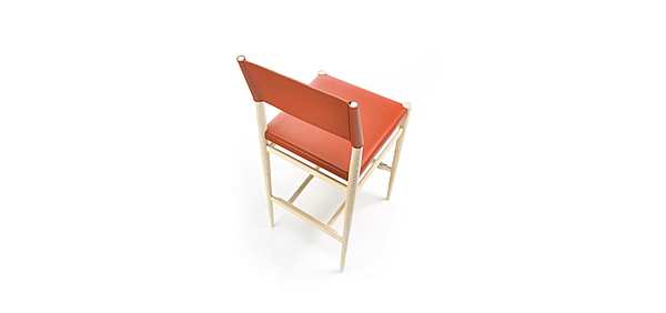 Барный стул ENRICO  PELLIZZONI ledermann 10.0607 фабрика ENRICO  PELLIZZONI из Италии. Фото №3