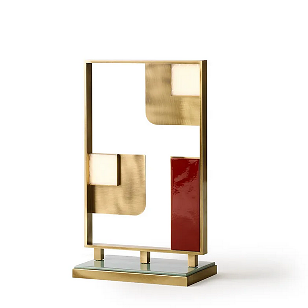 Настольная лампа из латуни с абажуром Sunset средняя MARIONI 02910 фабрика MARIONI из Италии. Фото №2