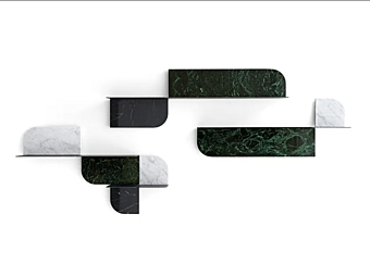 Мраморная настенная полка круглой формы Gallotti&Radice Roundcut Мраморная настенная полка круглой формы Gallotti&Radice Roundcut фабрика Gallotti & Radice из Италии