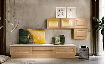 Стенка для хранения из массива дерева LUBE CUCINE Veronica LV 10 Стенка для хранения из массива дерева LUBE CUCINE Veronica LV 10 фабрика LUBE CUCINE из Италии