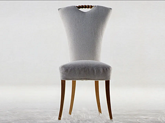 Стул с обитой спинкой из ткани GIOVANNETTI Luigia фабрика GIOVANNETTI из Италии