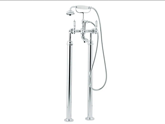Напольный смеситель для ванны с ручным душем из латуни Gentry Home Berkeley фабрика Gentry Home из Италии