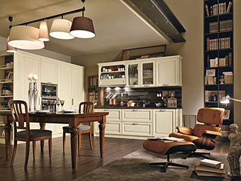 Кухня из вишневого дерева Convivio Firenze Martini Interiors Кухня из вишневого дерева Convivio Firenze Martini Interiors фабрика MARTINI INTERIORS из Италии