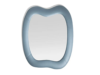 Зеркало настенное с кожаной рамой POLTRONA FRAU Squash фабрика POLTRONA FRAU из Италии