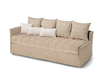 Диван-кровать с тканевой обивкой и мягкой спинкой KEOMA Doriana фабрика KEOMA из Италии