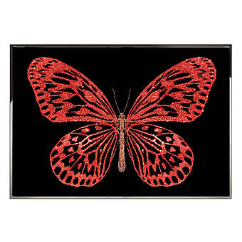Панно, картина RED BUTTERFLY