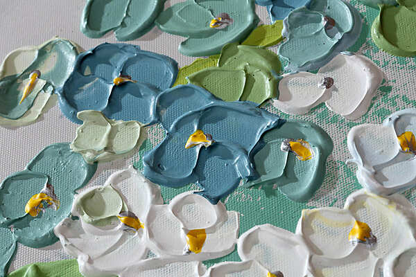 Картина итальянского художника, холст, масло Dipinto art. w417 60×60 фабрика BUBOLA&NAIBO из Италии. Фото №3