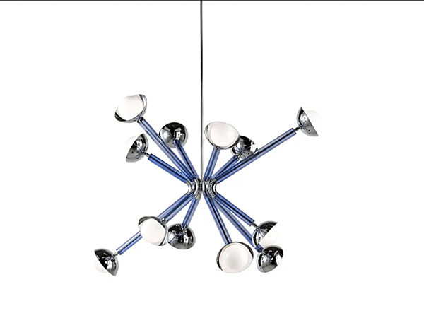 Подвесная лампа из ручного blown glass MULTIFORME  Stimma 12 SS8999-12 фабрика MULTIFORME из Италии. Фото №6