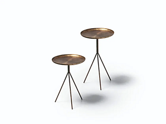 Кофейный столик из латуни VIBIEFFE Him & Her 9350 9350001 Кофейный столик из латуни VIBIEFFE Him & Her 9350 9350001 фабрика VIBIEFFE из Италии
