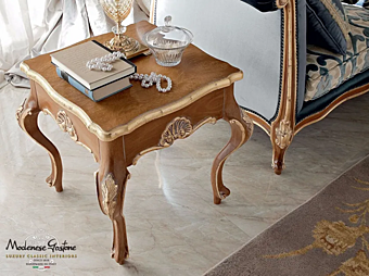 Квадратный кофейный стол из дерева MODENESE GASTONE 13668 фабрика MODENESE GASTONE из Италии