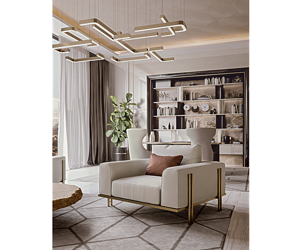 Кресло с мягкой обивкой BIZZOTTO ITALIA Ikat 6081 фабрика Bizzotto Italia из Италии. Фото №2