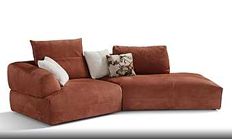 Модульный диван с подголовником из ткани Marinelli Home Edamame M1418 фабрика Marinelli Home из Италии