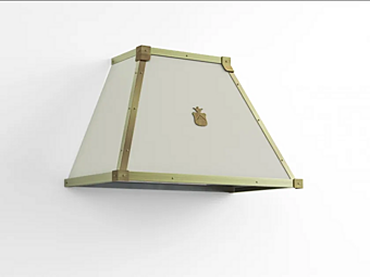 Настенный металлический кухонный вытяжной шкаф с встроенной подсветкой Officine Gullo CPD020 CPD020 фабрика Officine Gullo из Италии