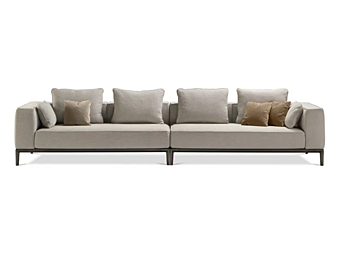 Диван с обитой спинкой на пять мест из ткани MILO GHIDINI1961 SG209--104 фабрика GHIDINI1961 из Италии