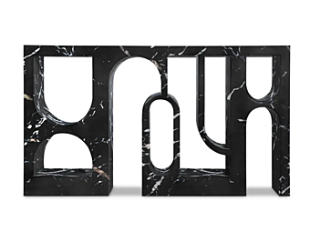 Прямоугольный консольный стол из дерева BRABBU Colosseum II фабрика BRABBU из Италии