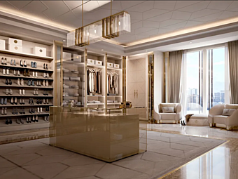 Секционный гардероб с зеркальными дверями BIZZOTTO ITALIA Infinity CABINA ARMADIO фабрика Bizzotto Italia из Италии