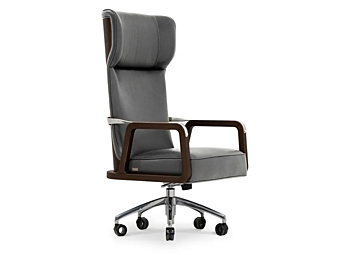 Кресло с подлокотниками из кожи FORMITALIA  Modigliani V фабрика FORMITALIA из Италии