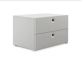 Прикроватная тумбочка с ящиками из дерева ANISH Casamania & Horm фабрика Casamania & HORM из Италии