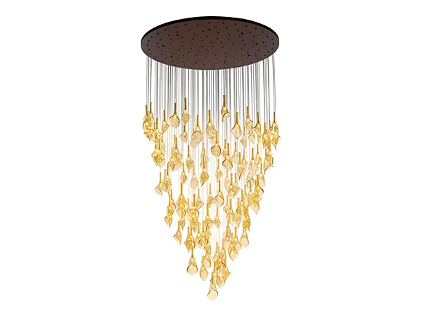 Подвесная лампа из муранского стекла ручной работы MULTIFORME DESTIN CHARME SS3390-140x260-A фабрика MULTIFORME из Италии. Фото №1