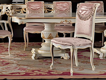 Обитый стул с мягкой спинкой MODENESE GASTONE 11516 фабрика MODENESE GASTONE из Италии