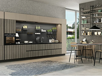 Кухня с круглой панелью LUBE CUCINE Round Neck 2 фабрика LUBE CUCINE из Италии