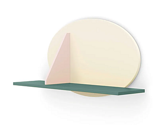 Настенная модульная полка из дерева NIDI Lippy фабрика nidi из Италии