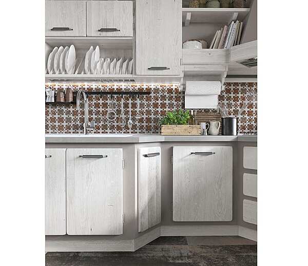 Деревянная кухня с ручками LUBE CUCINE Rebecca 4 фабрика LUBE CUCINE из Италии. Фото №2