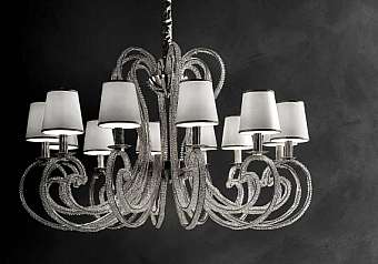 Люстра MASIERO (EMME PI LIGHT) LUXURY cristalry Silver / 12