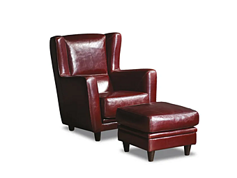 Кресло с мягкой спинкой из кожи BAXTER Bergere фабрика BAXTER из Италии