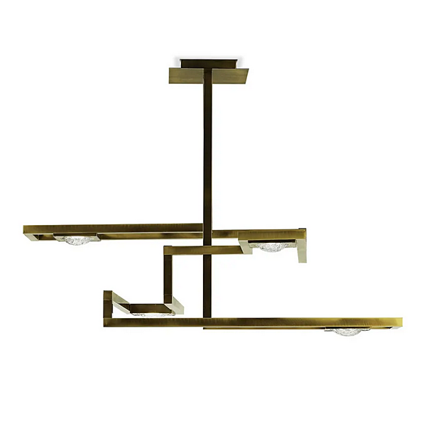 Подвесная LED лампа из латуни MARIONI Cecile 02803 фабрика MARIONI из Италии. Фото №4