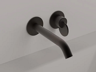 Смеситель для раковины с одним рычагом и двумя отверстиями латунь AGAPE LIMON фабрика Agape из Италии