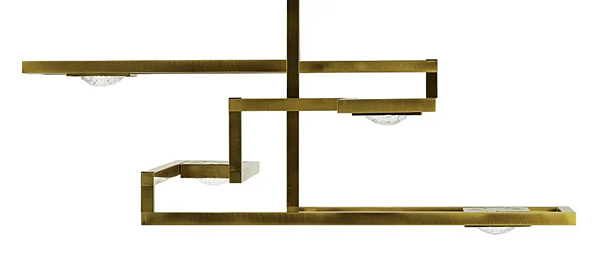 Подвесная лампа из латуни с LED подсветкой MARIONI CECILE 02803G фабрика MARIONI из Италии. Фото №5