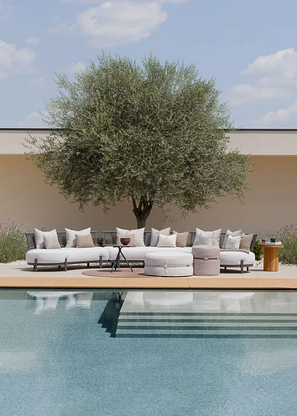 Круглый outdoor ковер из ткани Atmosphera Michelangelo PF.OUT.MH.TT фабрика ATMOSPHERA из Италии. Фото №7
