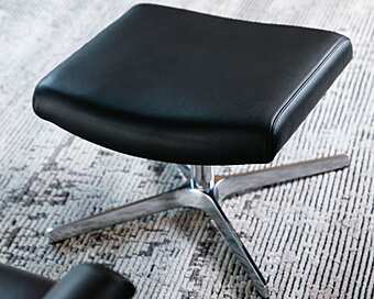 Пуф ALBERTA SALOTTI Armchair & Chaise Longue Collection "HONOLULU" 2HONPOUFFRN фабрика ALBERTA SALOTTI из Италии