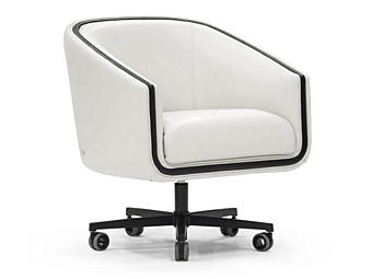 Обитое офисное кресло с колесиками FORMITALIA Dallas фабрика FORMITALIA из Италии