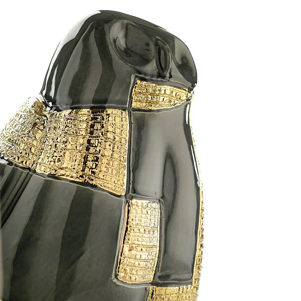 Керамическая скульптура совы MARIONI Owl Pop 00092 фабрика MARIONI из Италии. Фото №4