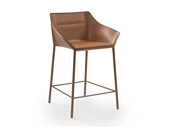 Кож stool с подножкой FLEXFORM HAIKU 2A551 Кож stool с подножкой FLEXFORM HAIKU 2A551 фабрика FLEXFORM из Италии