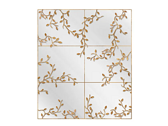 Прямоугольное настенное зеркало из стекла Quadri Abrissi 11215 фабрика ABRISSI из Италии