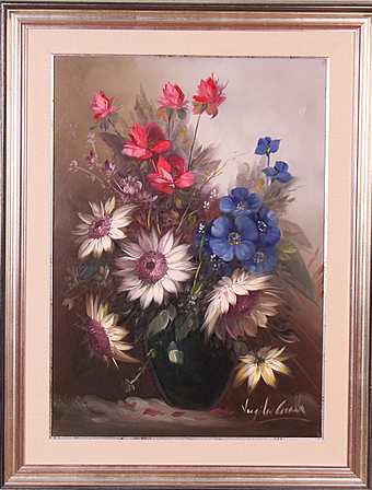 Картина Italy art. L18 Букет в вазе